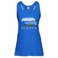 Alaska The Last Frontier Grizzly Bear Nature Lover Souvenir Gift Ladies Essential Flowy Tank