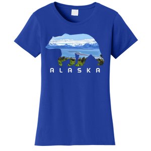 Alaska The Last Frontier Grizzly Bear Nature Lover Souvenir Gift Women's T-Shirt