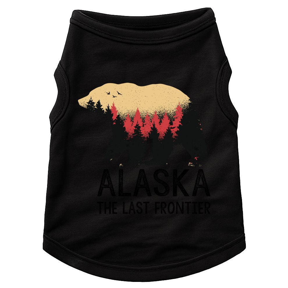 Alaska The Last Frontier Souvenir Gift Doggie Tank