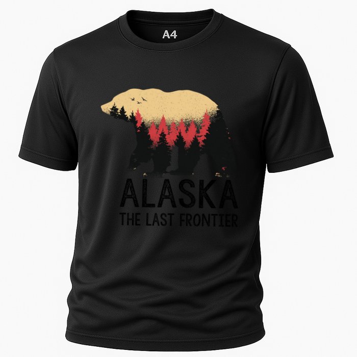 Alaska The Last Frontier Souvenir Gift Cooling Performance Crew T-Shirt