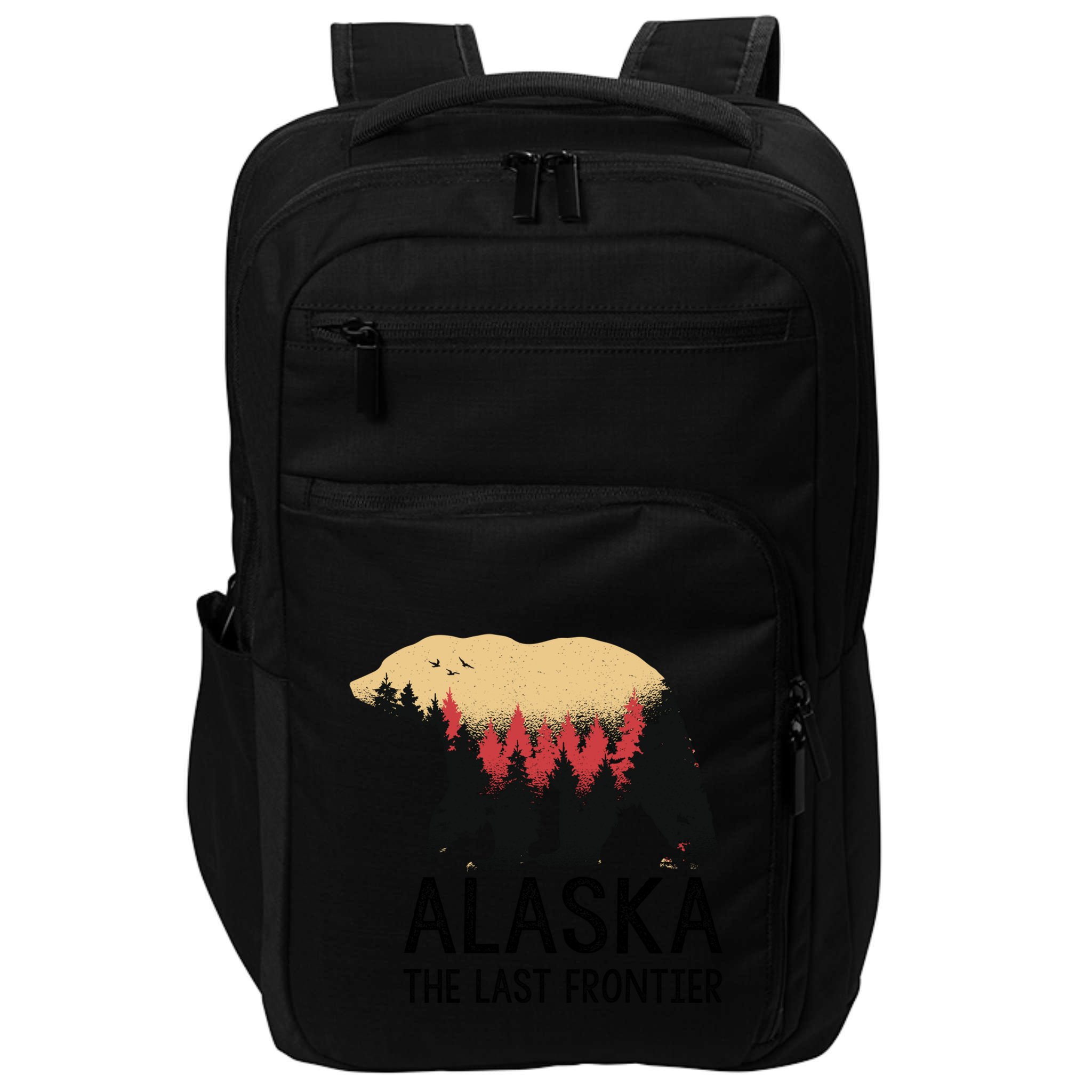 Alaska The Last Frontier Souvenir Gift Impact Tech Backpack