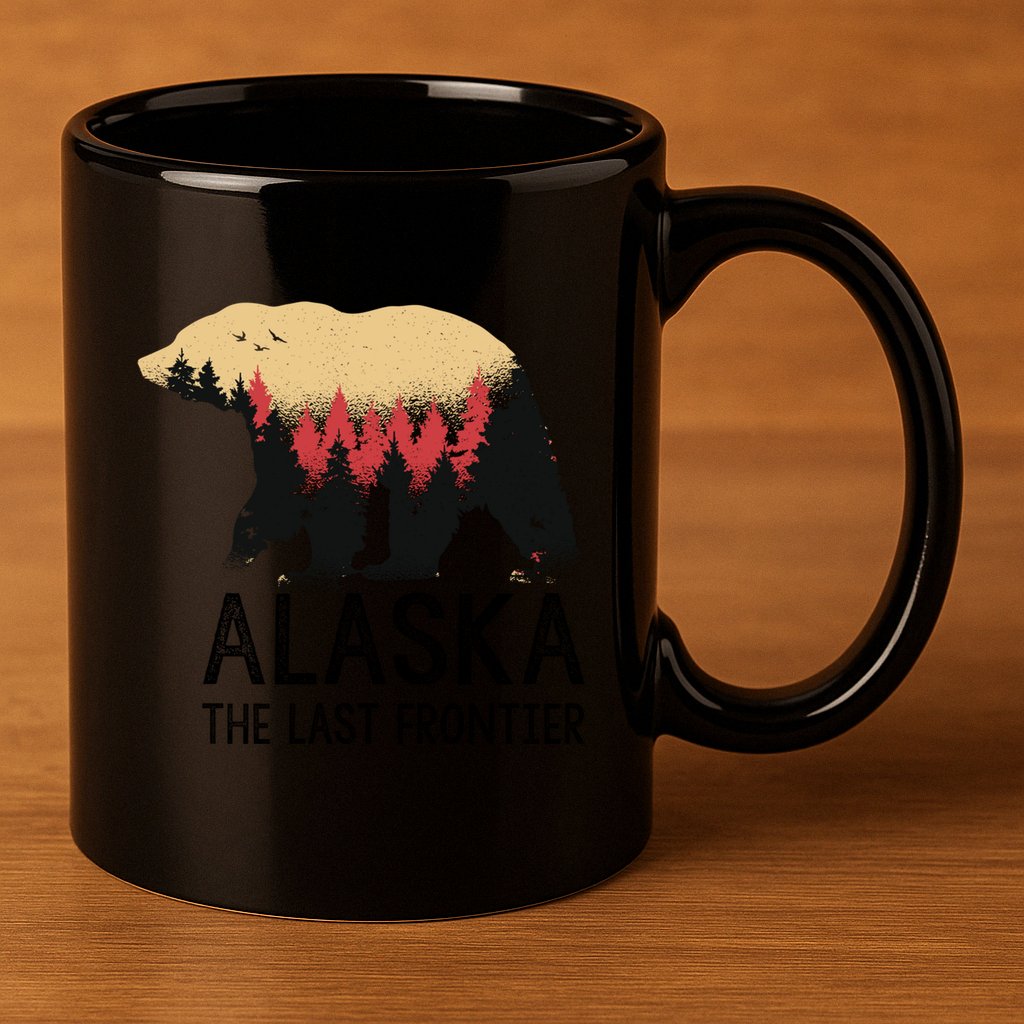 Alaska The Last Frontier Souvenir Gift 11oz C Handle Ceramic Mug
