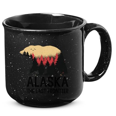 Alaska The Last Frontier Souvenir Gift 15oz Campfire Ceramic Mug