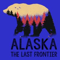 Alaska The Last Frontier Souvenir Gift Button