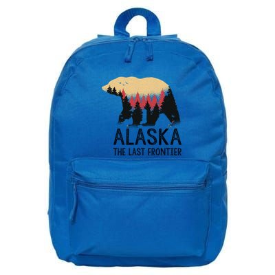 Alaska The Last Frontier Souvenir Gift 16 in Basic Backpack