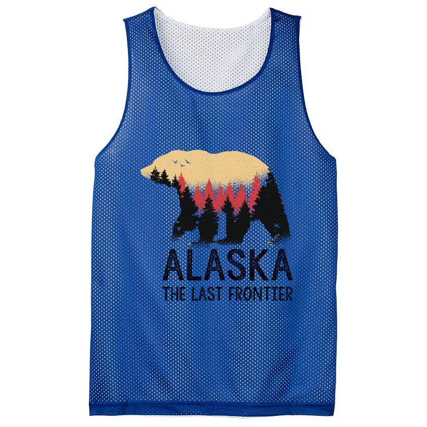 Alaska The Last Frontier Souvenir Gift Mesh Reversible Basketball Jersey Tank