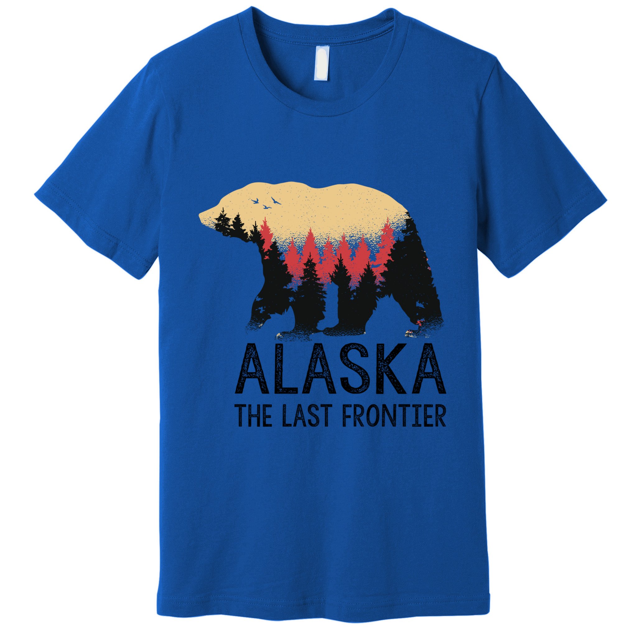 Alaska The Last Frontier Souvenir Gift Premium T-Shirt