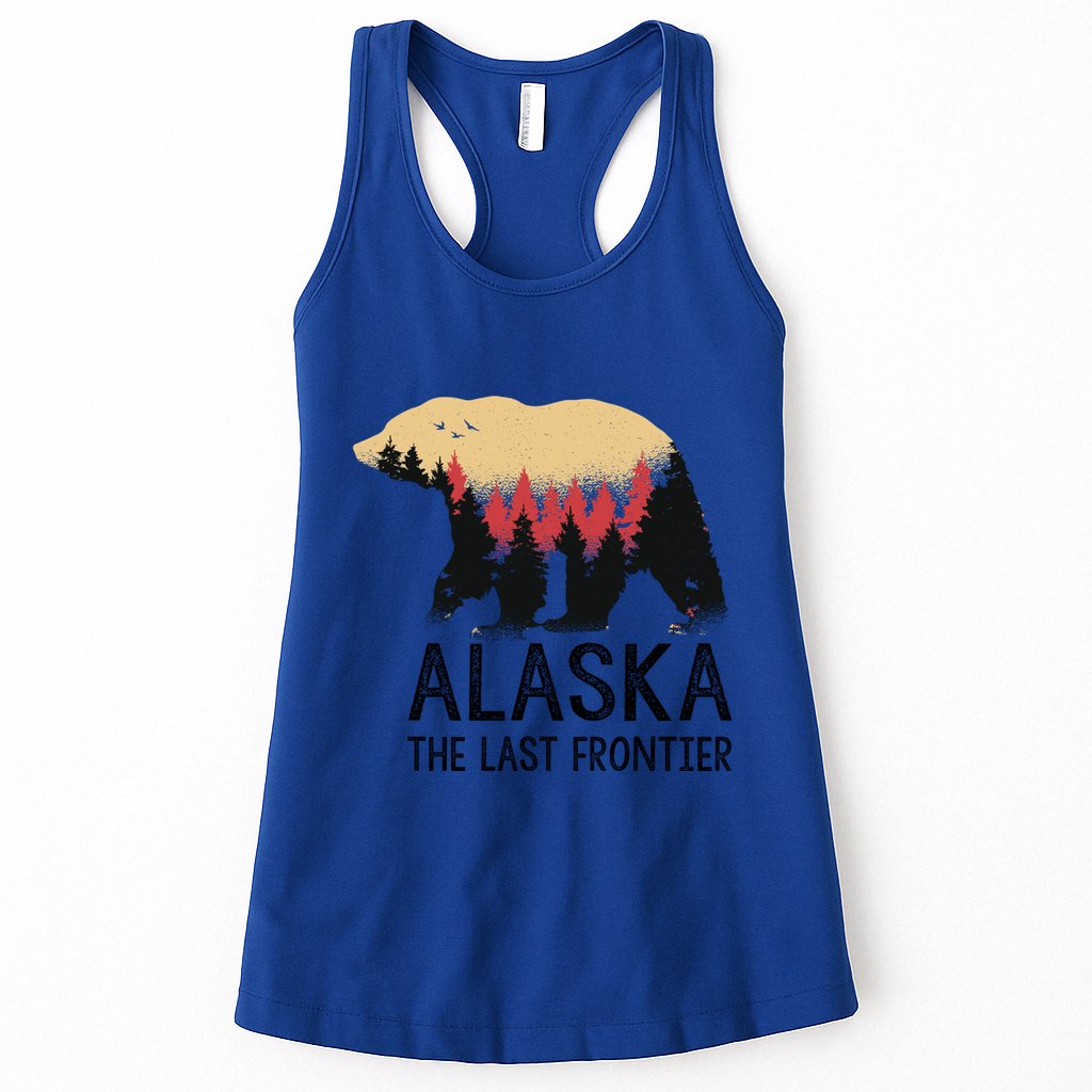 Alaska The Last Frontier Souvenir Gift Womens Tank Top
