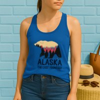 Alaska The Last Frontier Souvenir Gift Womens Tank Top