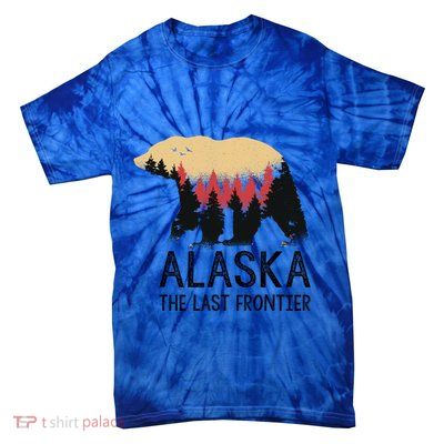 Alaska The Last Frontier Souvenir Gift Tie-Dye T-Shirt
