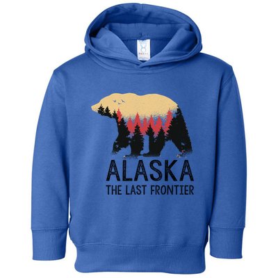 Alaska The Last Frontier Souvenir Gift Toddler Hoodie
