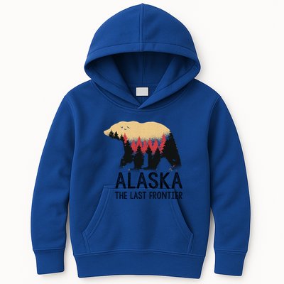 Alaska The Last Frontier Souvenir Gift Kids Hoodie