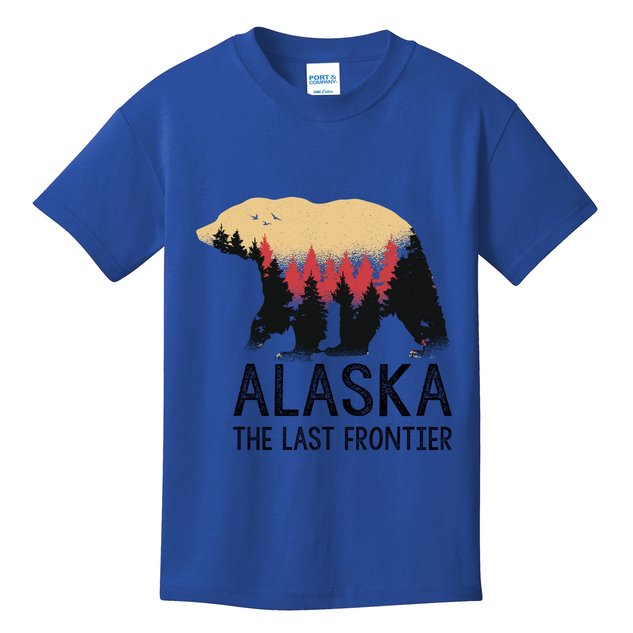 Alaska The Last Frontier Souvenir Gift Kids T-Shirt
