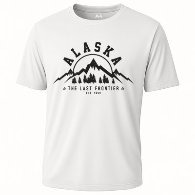 Alaska The Last Frontier Est 1959 Mountains Nature Gift Performance Shirt