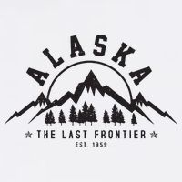 Alaska The Last Frontier Est 1959 Mountains Nature Gift Wool Snapback Cap