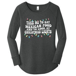 And To Look At Christmas Lights Women's Perfect Tri Tunic Long Sleeve Shirt