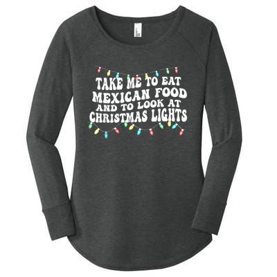 And To Look At Christmas Lights Women's Perfect Tri Tunic Long Sleeve Shirt