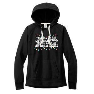 And To Look At Christmas Lights Women's Fleece Hoodie