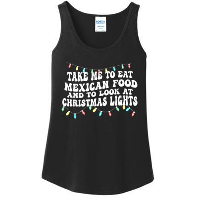 And To Look At Christmas Lights Ladies Essential Tank