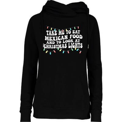 And To Look At Christmas Lights Womens Funnel Neck Pullover Hood