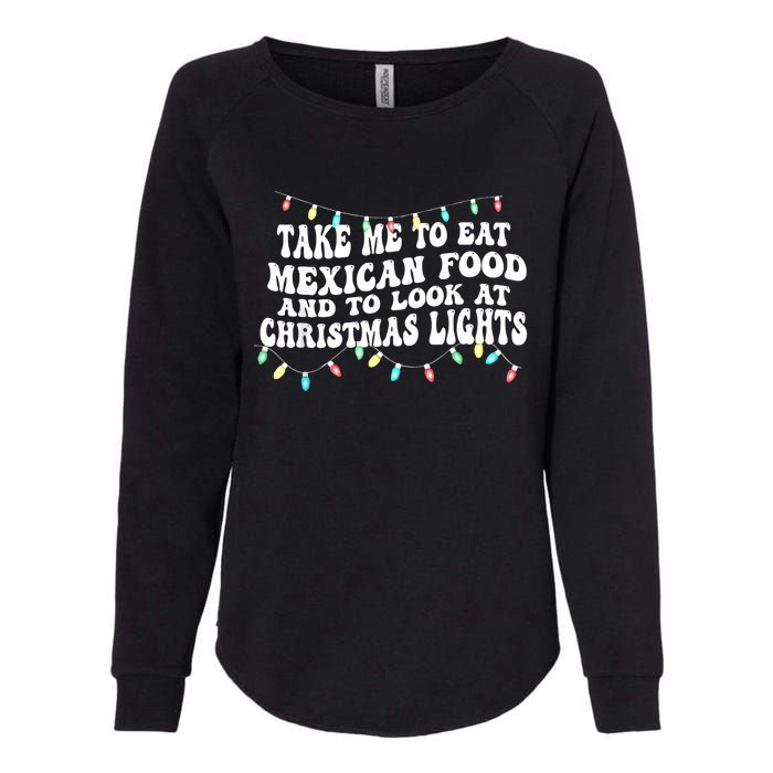 And To Look At Christmas Lights Womens California Wash Sweatshirt