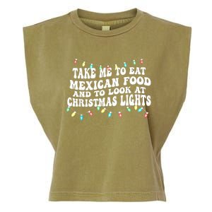 And To Look At Christmas Lights Garment-Dyed Women's Muscle Tee