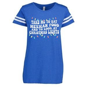 And To Look At Christmas Lights Enza Ladies Jersey Football T-Shirt