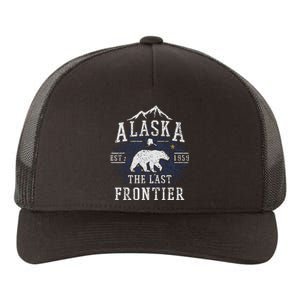 Alaska The Last Frontier Shirts Adventure Alaskan Home Gift Yupoong Adult 5-Panel Trucker Hat