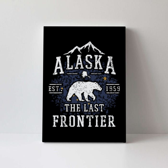 Alaska The Last Frontier Shirts Adventure Alaskan Home Gift Canvas