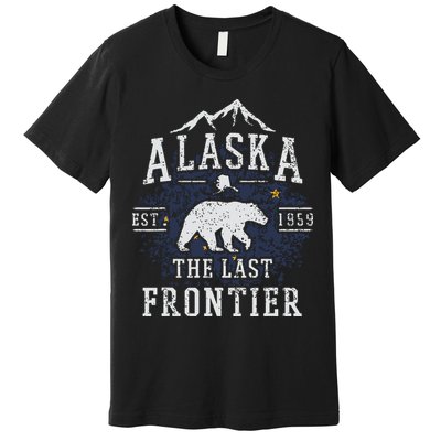 Alaska The Last Frontier Shirts Adventure Alaskan Home Gift Premium T-Shirt