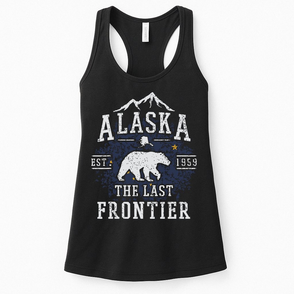 Alaska The Last Frontier Shirts Adventure Alaskan Home Gift Womens Tank Top