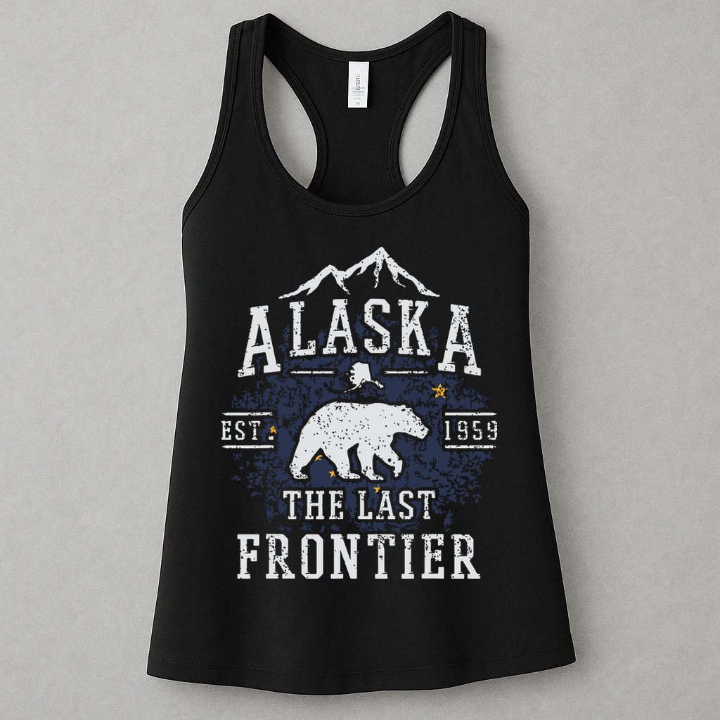 Alaska The Last Frontier Shirts Adventure Alaskan Home Gift Womens Tank Top