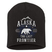 Alaska The Last Frontier Shirts Adventure Alaskan Home Gift Short Acrylic Beanie