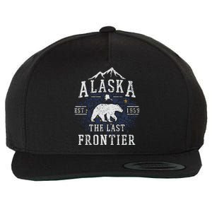 Alaska The Last Frontier Shirts Adventure Alaskan Home Gift Wool Snapback Cap