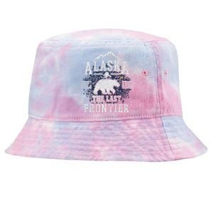 Alaska The Last Frontier Shirts Adventure Alaskan Home Gift Tie-Dyed Bucket Hat