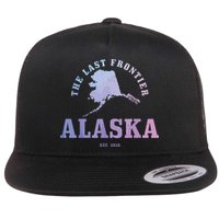 Alaska The Last Frontier State Map Est 1959 Vintage Flatbill Hat