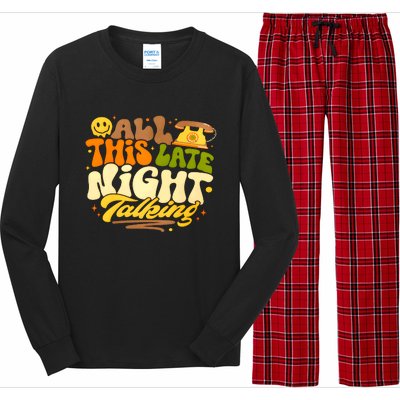 All This Late Night Talking Love On Tour Long Sleeve Pajama Set