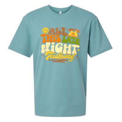 All This Late Night Talking Love On Tour Sueded Cloud Jersey T-Shirt