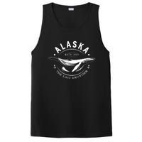 Alaska The Last Frontier Whale Home Cruise Vintage PosiCharge Competitor Tank