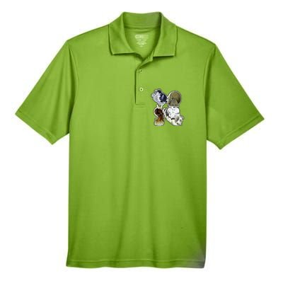 ATLA First Benders Nation Symbols Men's Origin Performance Piqué Polo