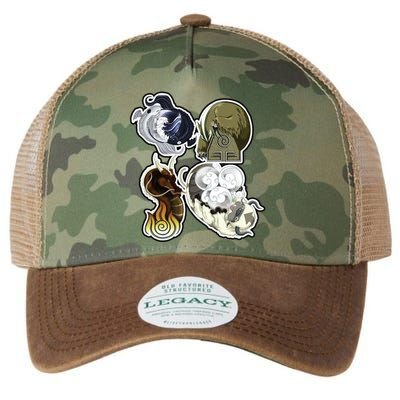 ATLA First Benders Nation Symbols Legacy Tie Dye Trucker Hat