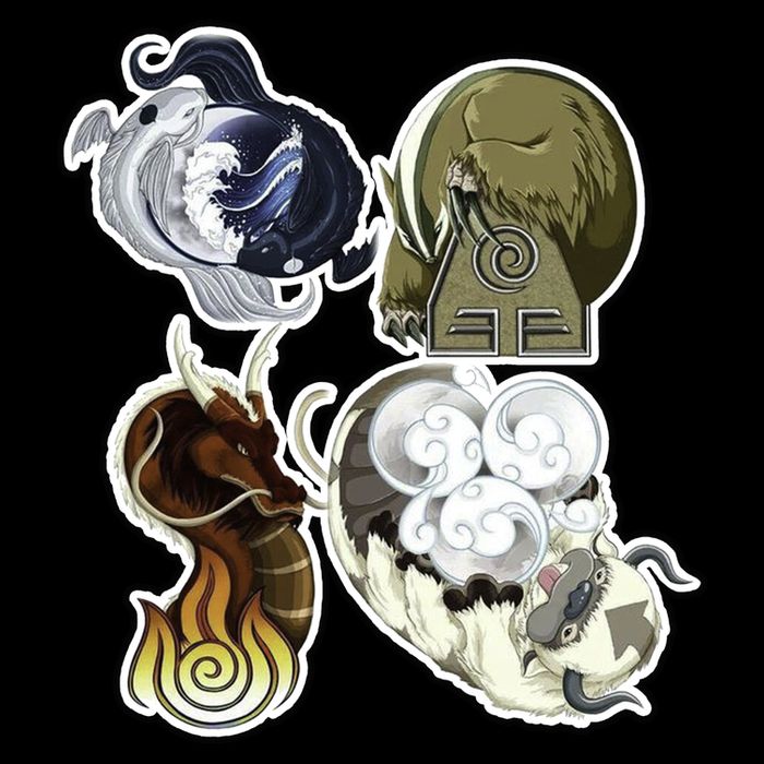 ATLA First Benders Nation Symbols Impact Tech Backpack