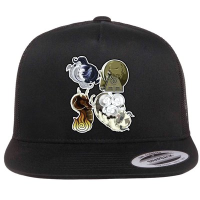 ATLA First Benders Nation Symbols Flatbill Hat