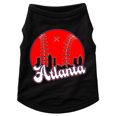 Atlanta Baseball ATL Skyline Doggie Tank
