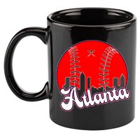 Atlanta Baseball ATL Skyline 11oz C Handle Ceramic Mug