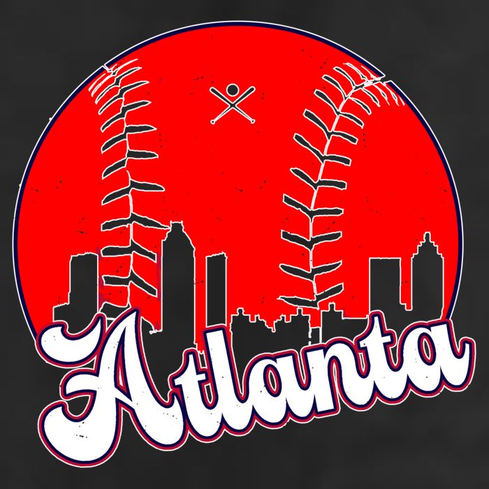 Atlanta Baseball ATL Skyline 11oz C Handle Ceramic Mug