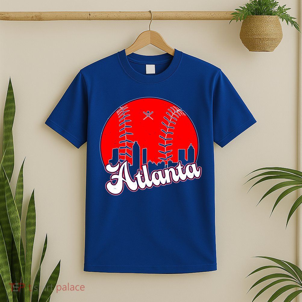 Atlanta Baseball ATL Skyline T-Shirt