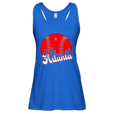 Atlanta Baseball ATL Skyline Ladies Essential Flowy Tank