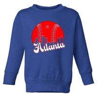 Atlanta Baseball ATL Skyline Toddler Sweatshirt