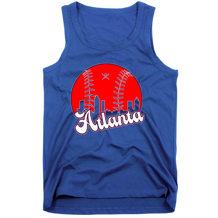 Atlanta Baseball ATL Skyline Tank Top